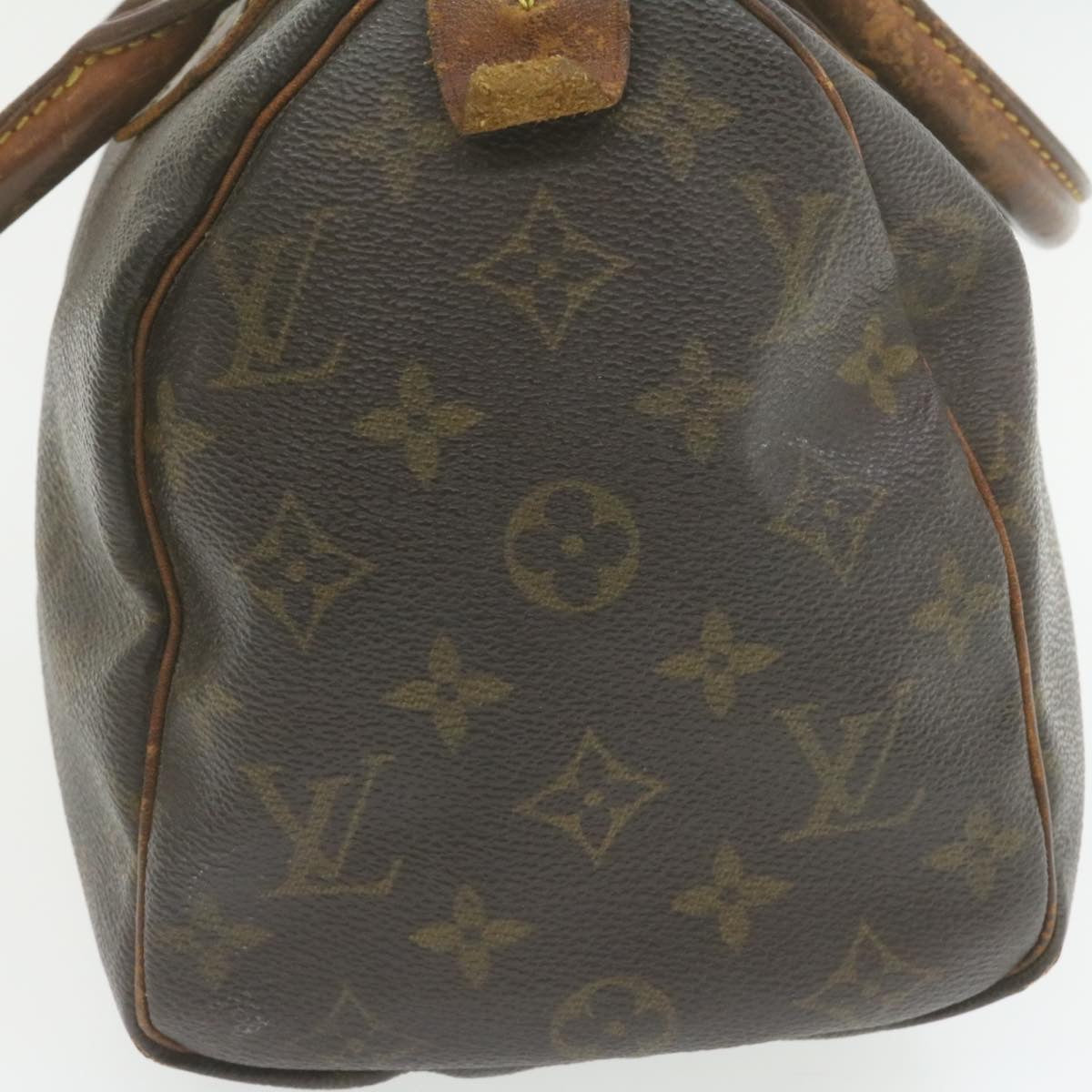 LOUIS VUITTON Monogram Speedy 25 Hand Bag M41528 LV Auth yt280