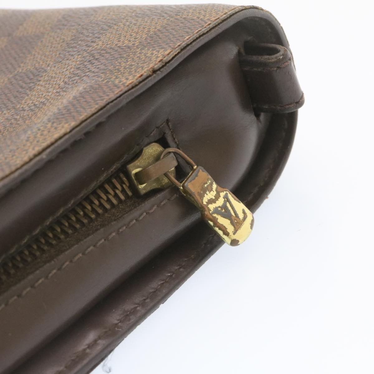 LOUIS VUITTON Damier Ebene Saint Louis Clutch Bag N51993 LV Auth yt497