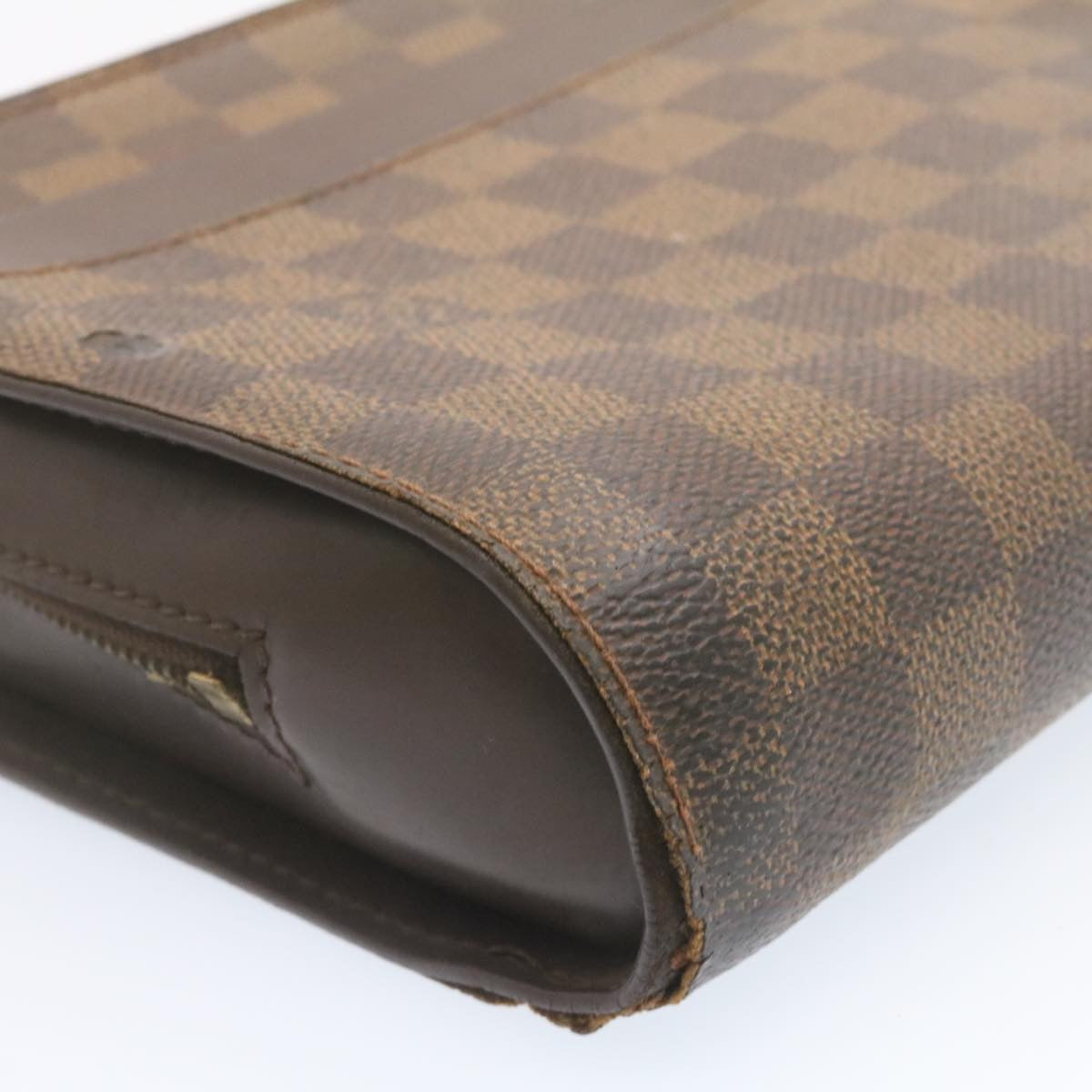 LOUIS VUITTON Damier Ebene Saint Louis Clutch Bag N51993 LV Auth yt497