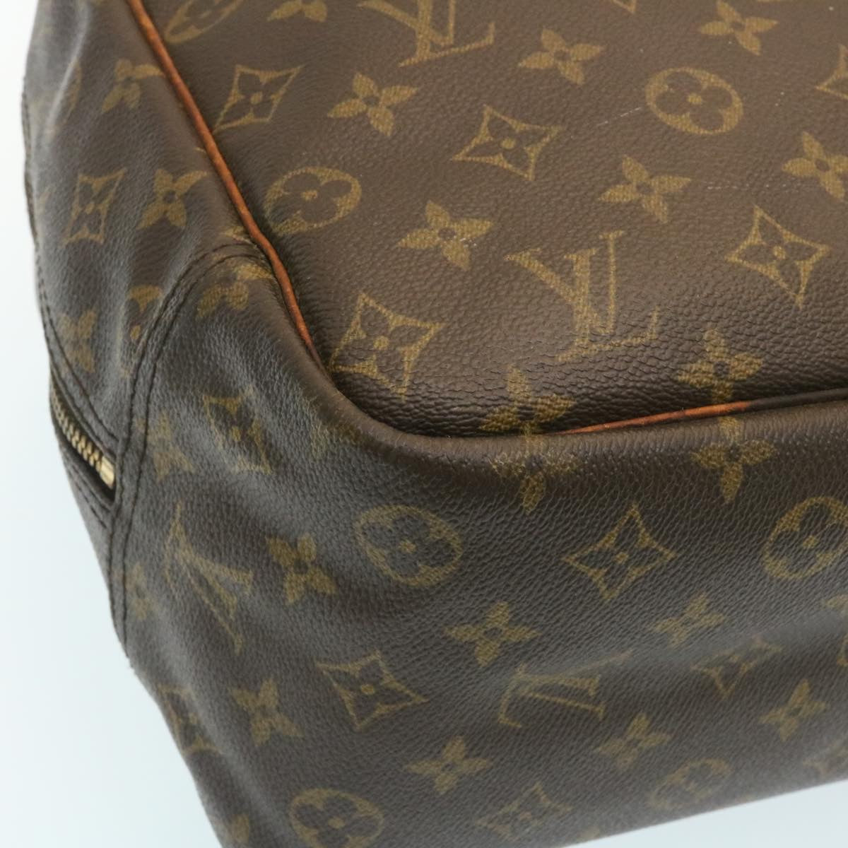 LOUIS VUITTON Monogram Deauville Hand Bag M47270 LV Auth yt690