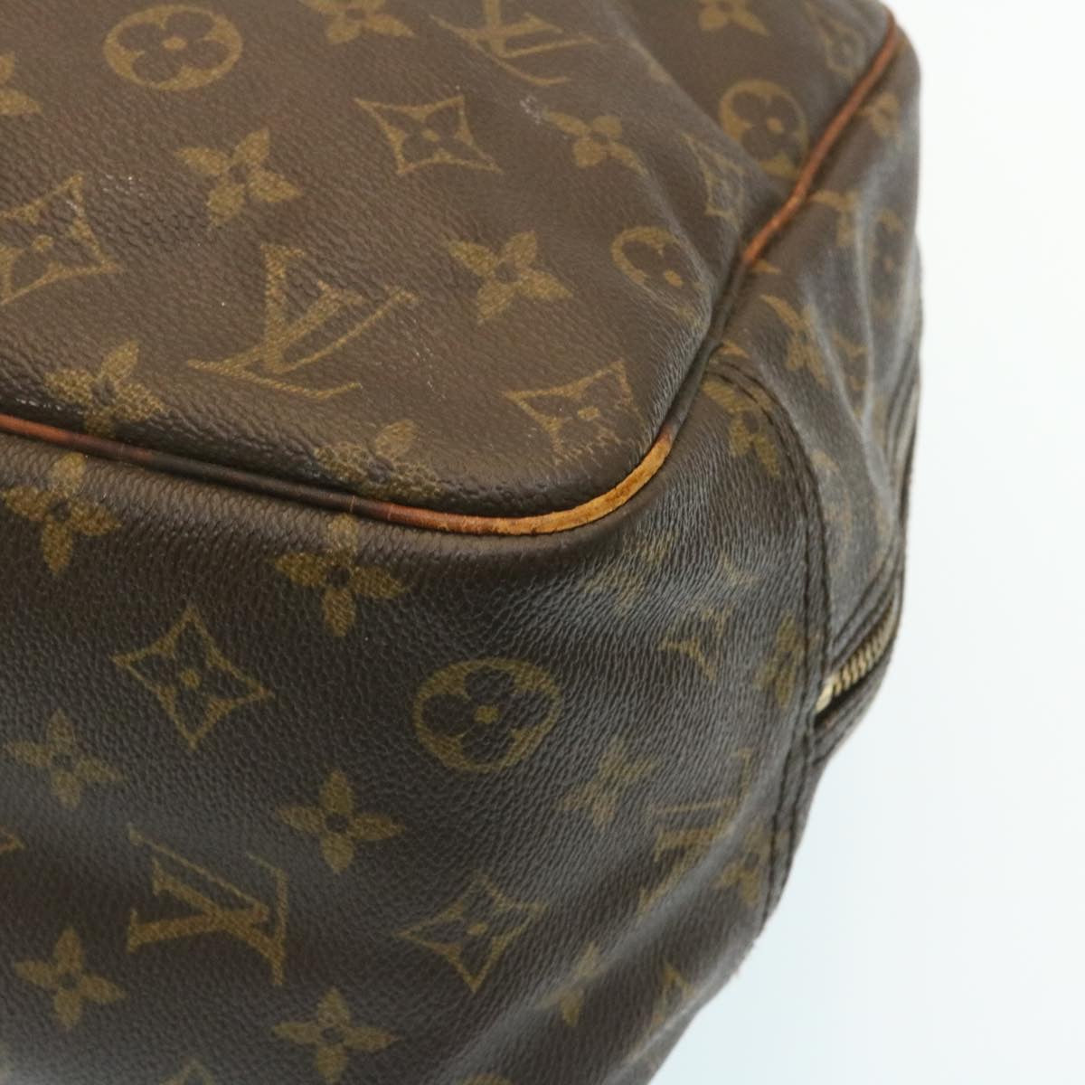 LOUIS VUITTON Monogram Deauville Hand Bag M47270 LV Auth yt690