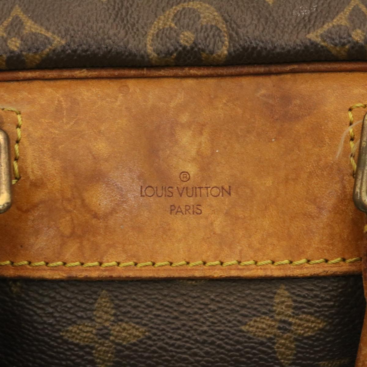 LOUIS VUITTON Monogram Deauville Hand Bag M47270 LV Auth yt690