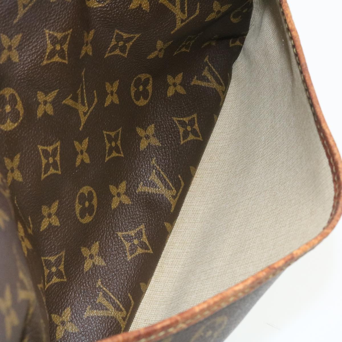 LOUIS VUITTON Monogram Deauville Hand Bag M47270 LV Auth yt690