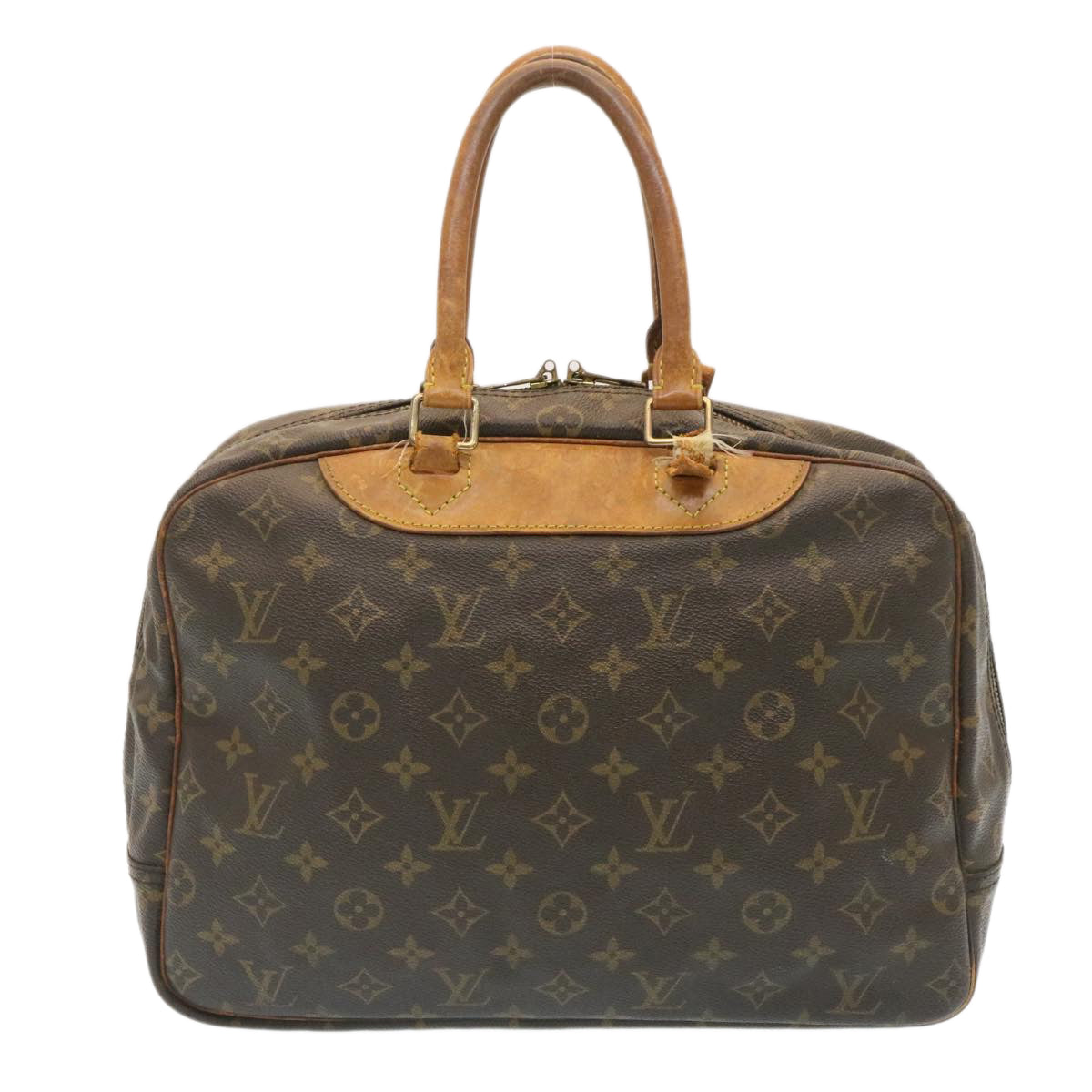 LOUIS VUITTON Monogram Deauville Hand Bag M47270 LV Auth yt690