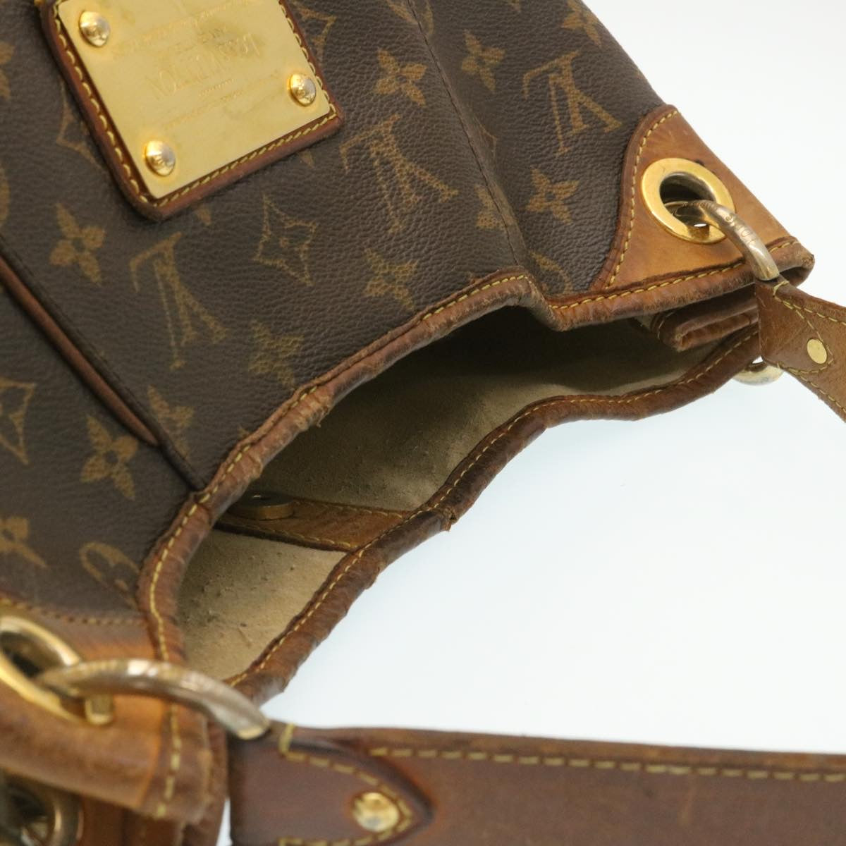 LOUIS VUITTON Monogram Galliera PM Shoulder Bag M56382 LV Auth yt710