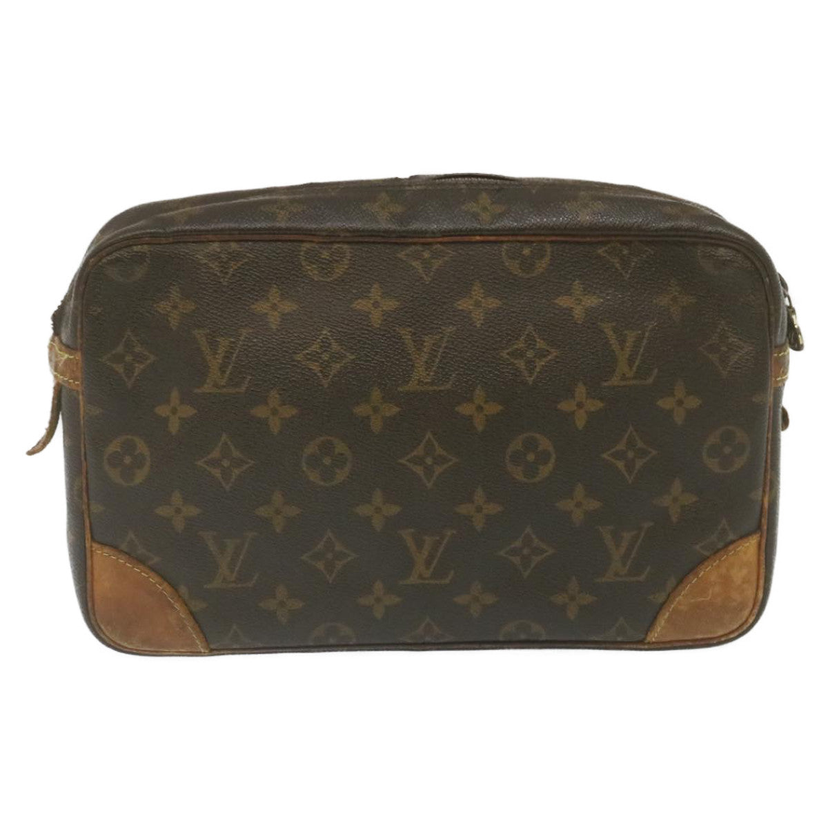 LOUIS VUITTON Monogram Compiegne 28 Clutch Bag M51845 LV Auth yt715 - 0