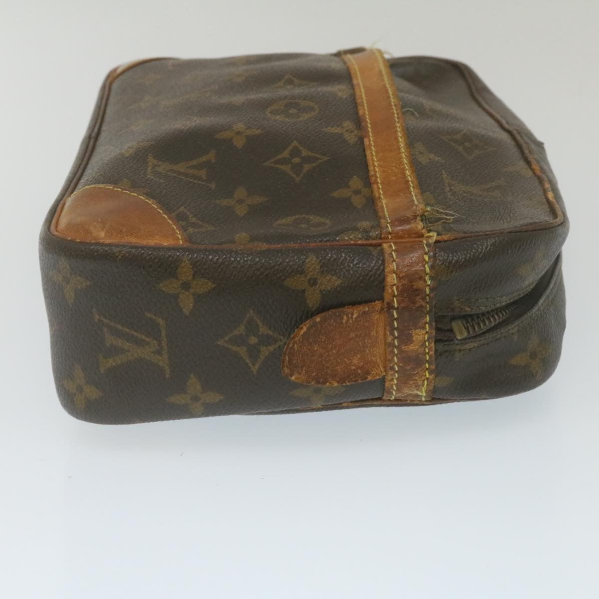 LOUIS VUITTON Monogram Compiegne 28 Clutch Bag M51845 LV Auth yt715