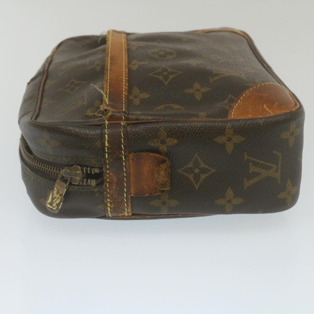 LOUIS VUITTON Monogram Compiegne 28 Clutch Bag M51845 LV Auth yt715