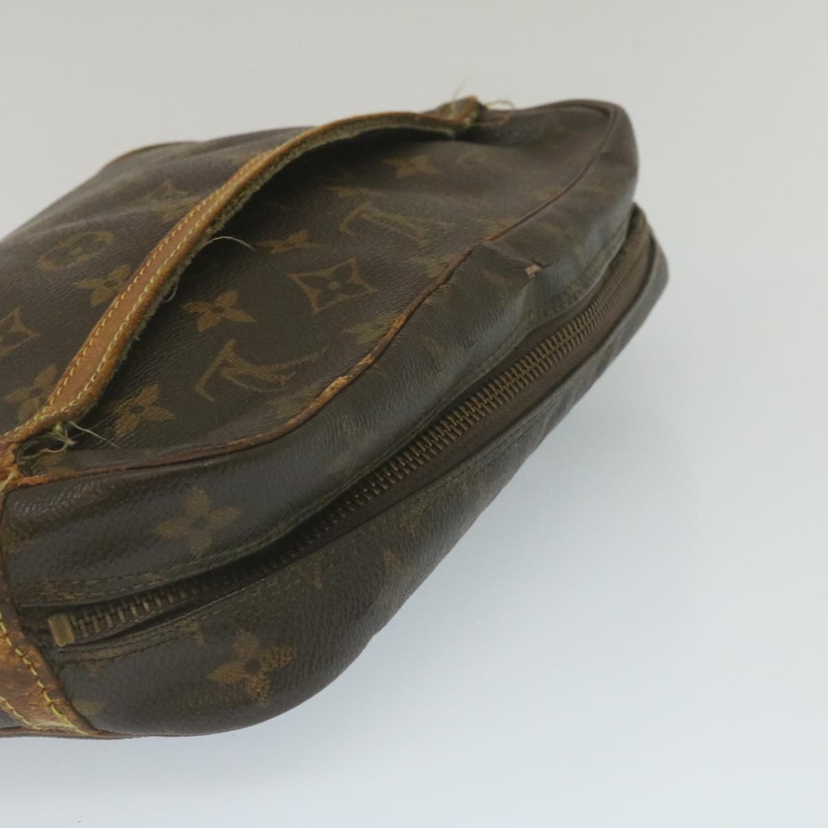 LOUIS VUITTON Monogram Compiegne 28 Clutch Bag M51845 LV Auth yt715