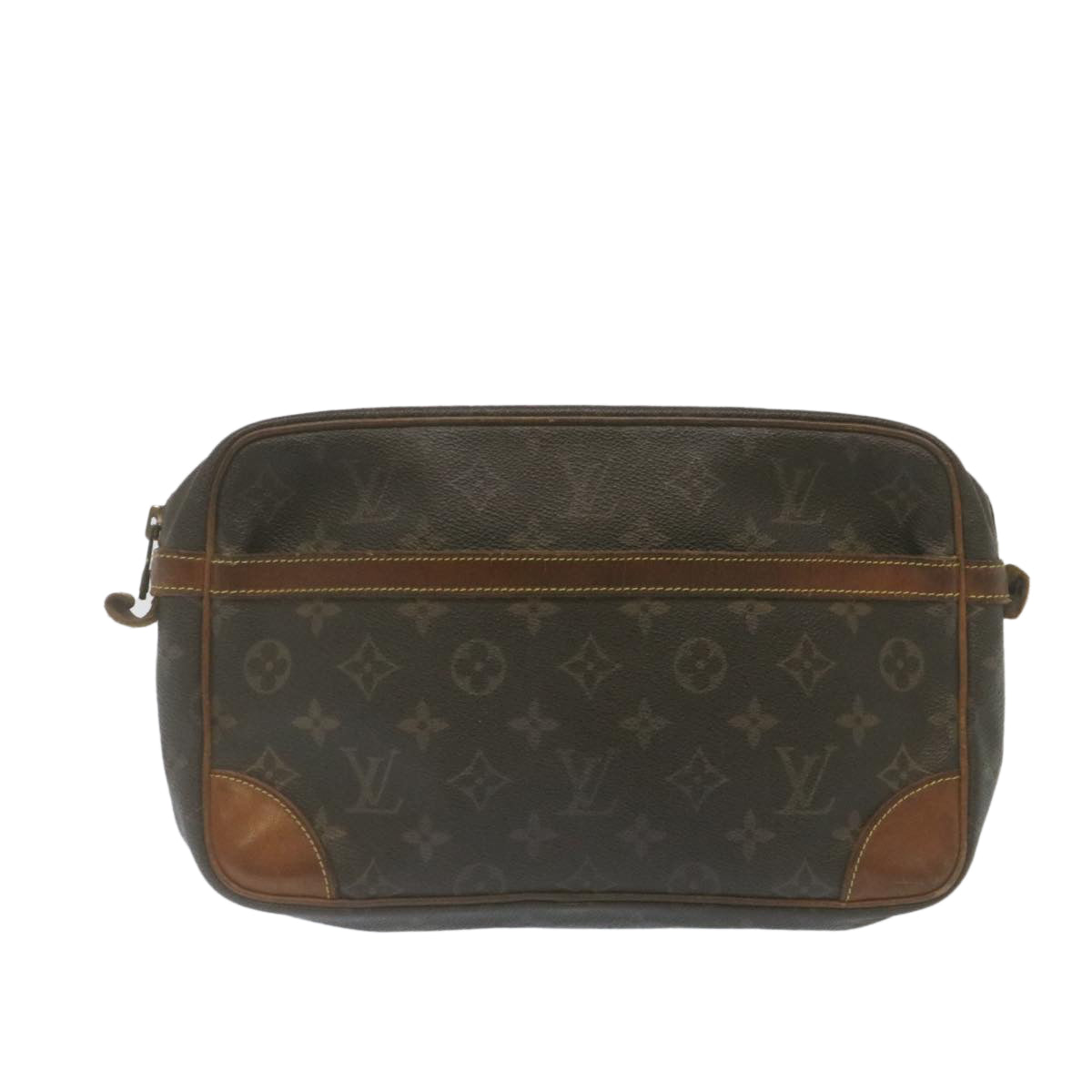 LOUIS VUITTON Monogram Compiegne 28 Clutch Bag M51845 LV Auth yt733