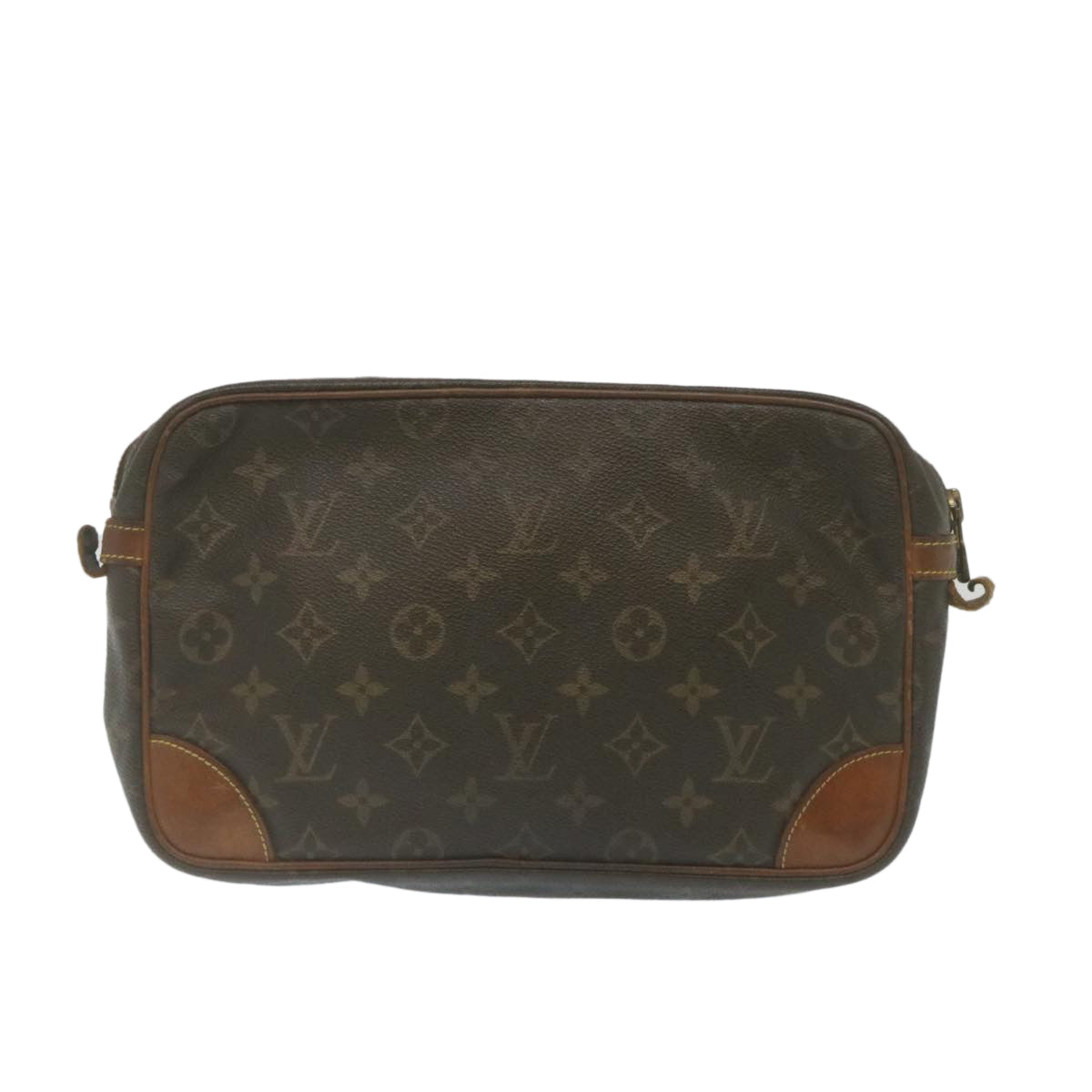 LOUIS VUITTON Monogram Compiegne 28 Clutch Bag M51845 LV Auth yt733 - 0