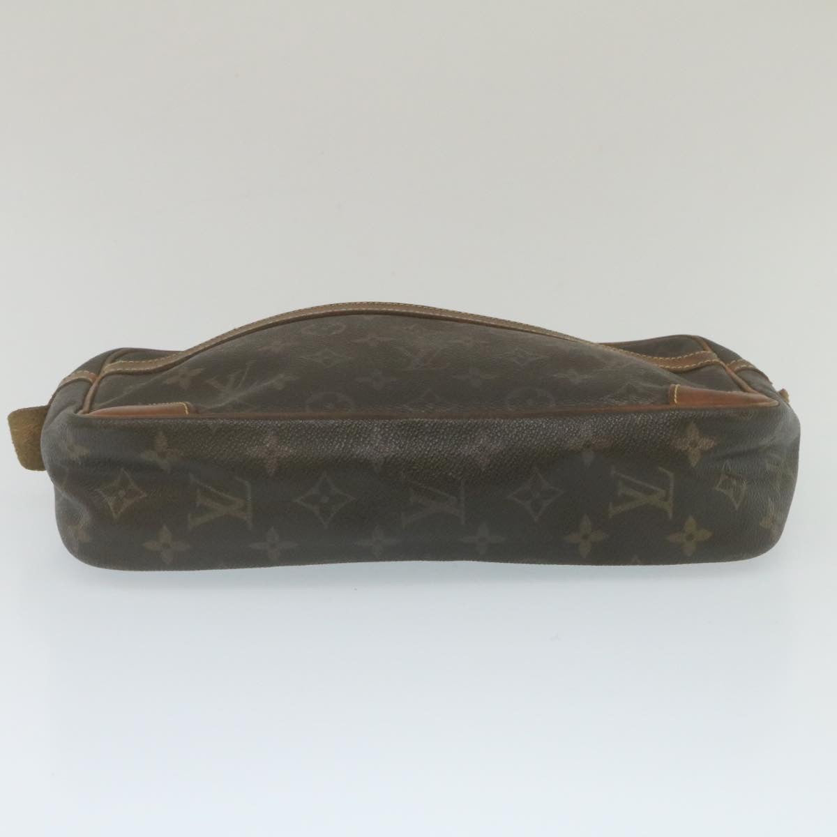 LOUIS VUITTON Monogram Compiegne 28 Clutch Bag M51845 LV Auth yt733