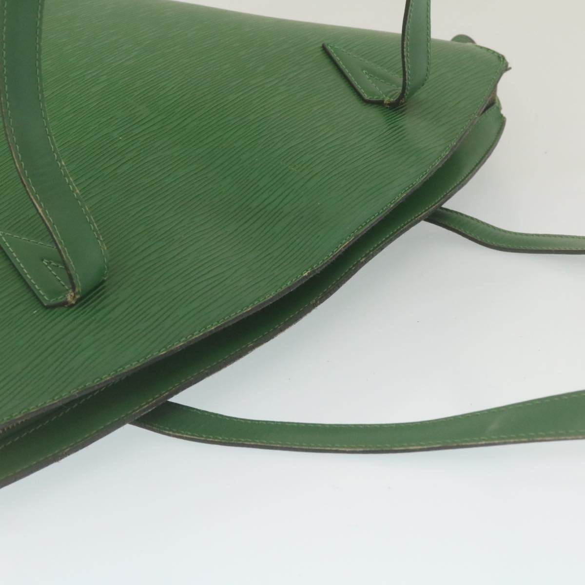 LOUIS VUITTON Epi Saint Jacques Shopping Shoulder Bag Green M52264 LV Auth yt736