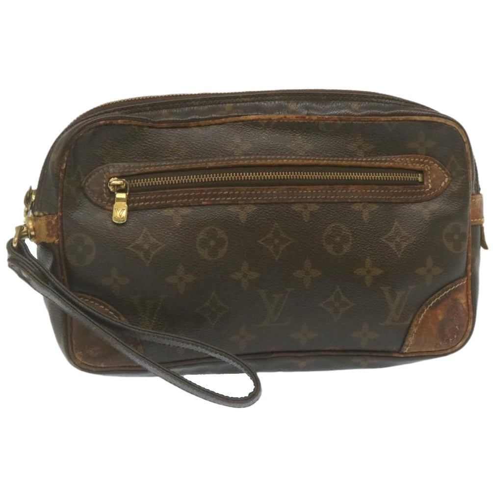 LOUIS VUITTON Monogram Marly Dragonne GM Clutch Bag M51825 LV Auth yt743