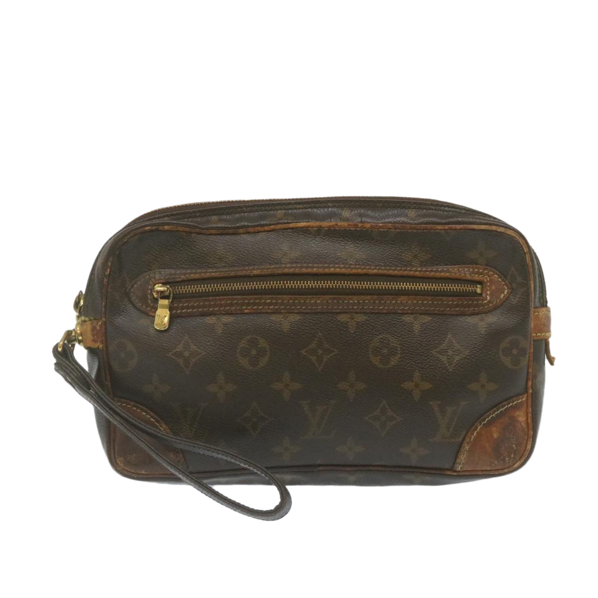 LOUIS VUITTON Monogram Marly Dragonne GM Clutch Bag M51825 LV Auth yt743