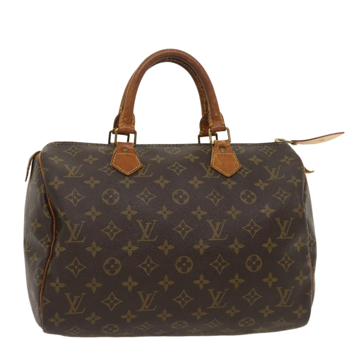 LOUIS VUITTON Monogram Speedy 30 Hand Bag M41526 LV Auth yt794