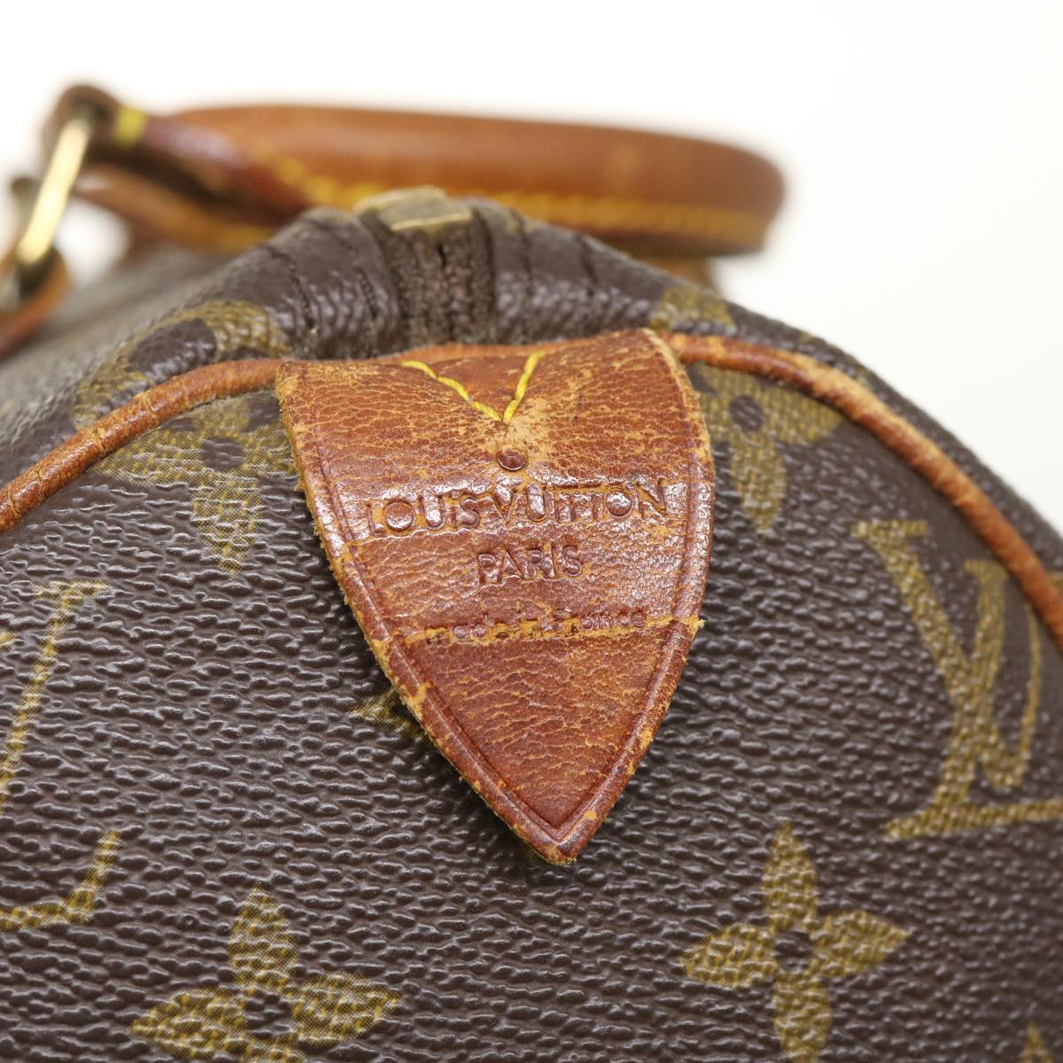 LOUIS VUITTON Monogram Speedy 30 Hand Bag M41526 LV Auth yt794