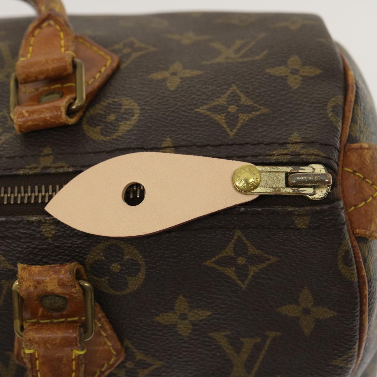 LOUIS VUITTON Monogram Speedy 30 Hand Bag M41526 LV Auth yt794