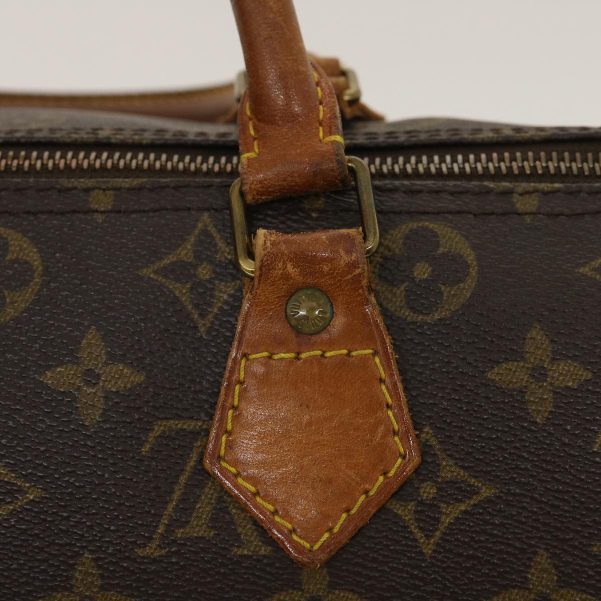 LOUIS VUITTON Monogram Speedy 30 Hand Bag M41526 LV Auth yt794