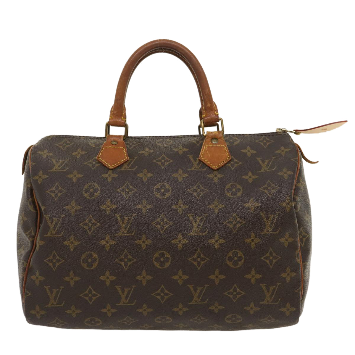 LOUIS VUITTON Monogram Speedy 30 Hand Bag M41526 LV Auth yt794