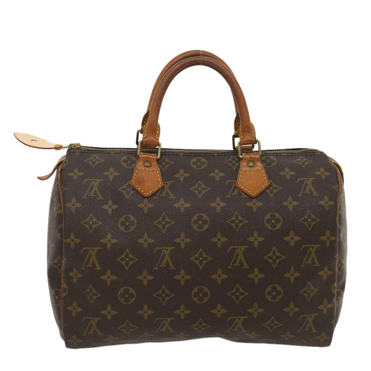 LOUIS VUITTON Monogram Speedy 30 Hand Bag M41526 LV Auth yt794