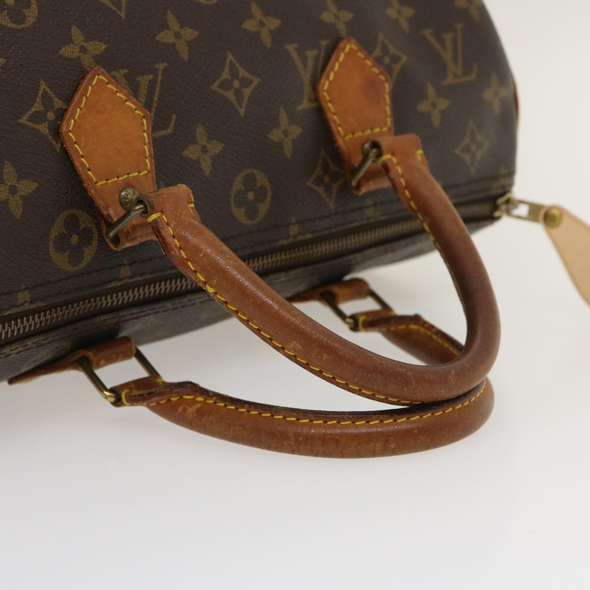 LOUIS VUITTON Monogram Speedy 30 Hand Bag M41526 LV Auth yt794