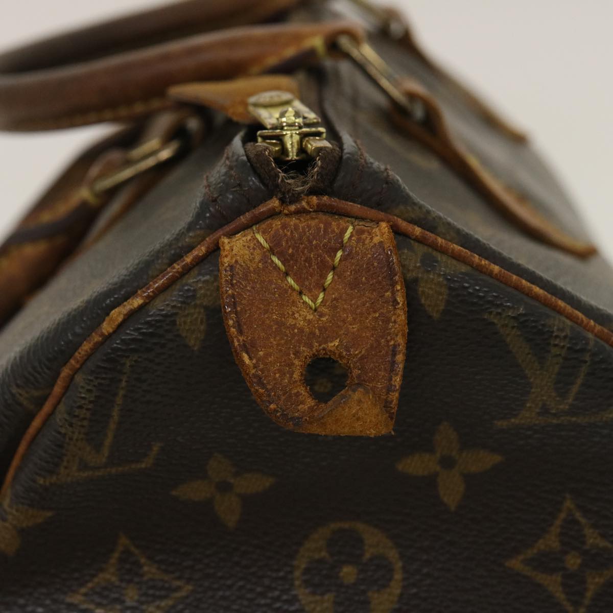 LOUIS VUITTON Monogram Speedy 30 Hand Bag M41526 LV Auth yt805