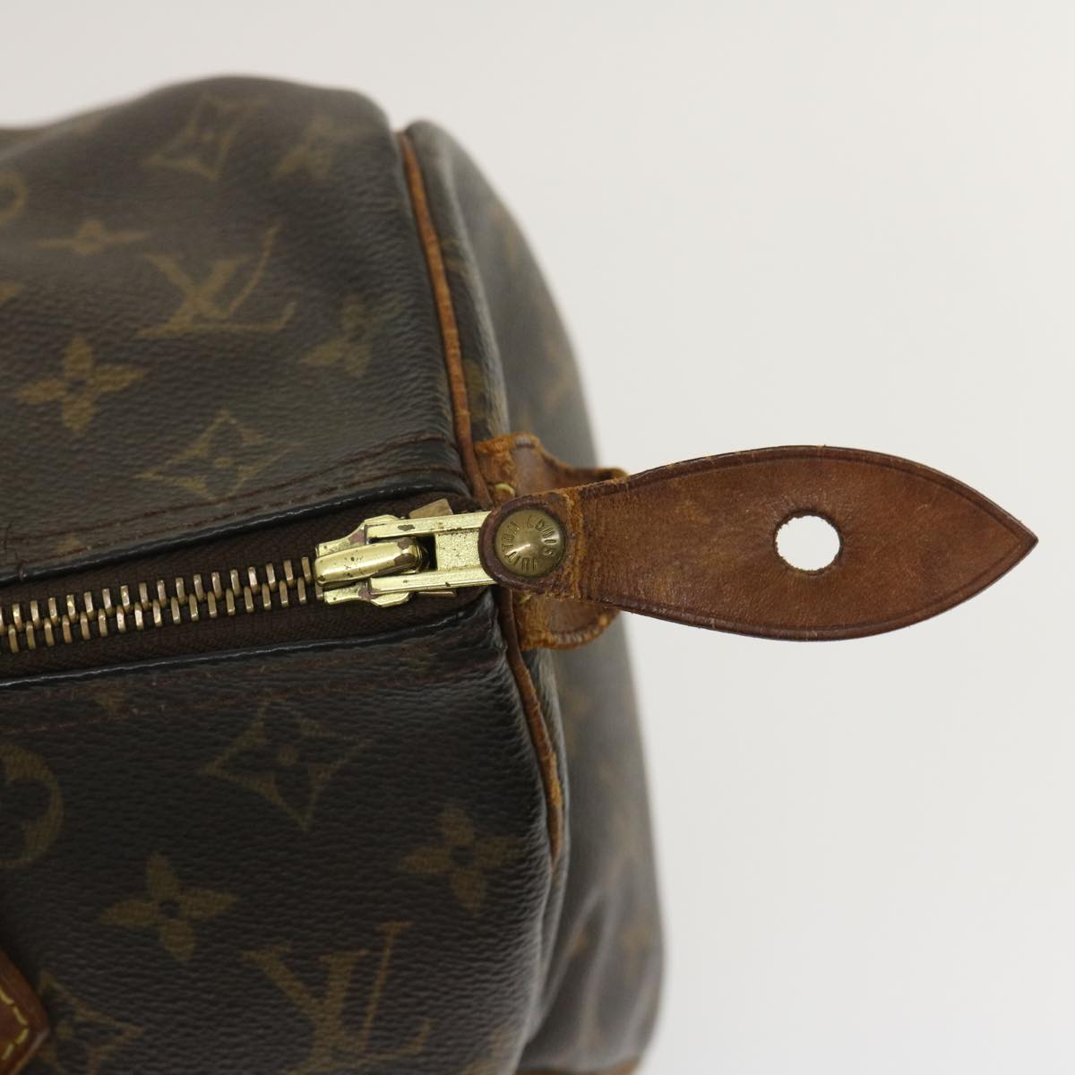 LOUIS VUITTON Monogram Speedy 30 Hand Bag M41526 LV Auth yt805