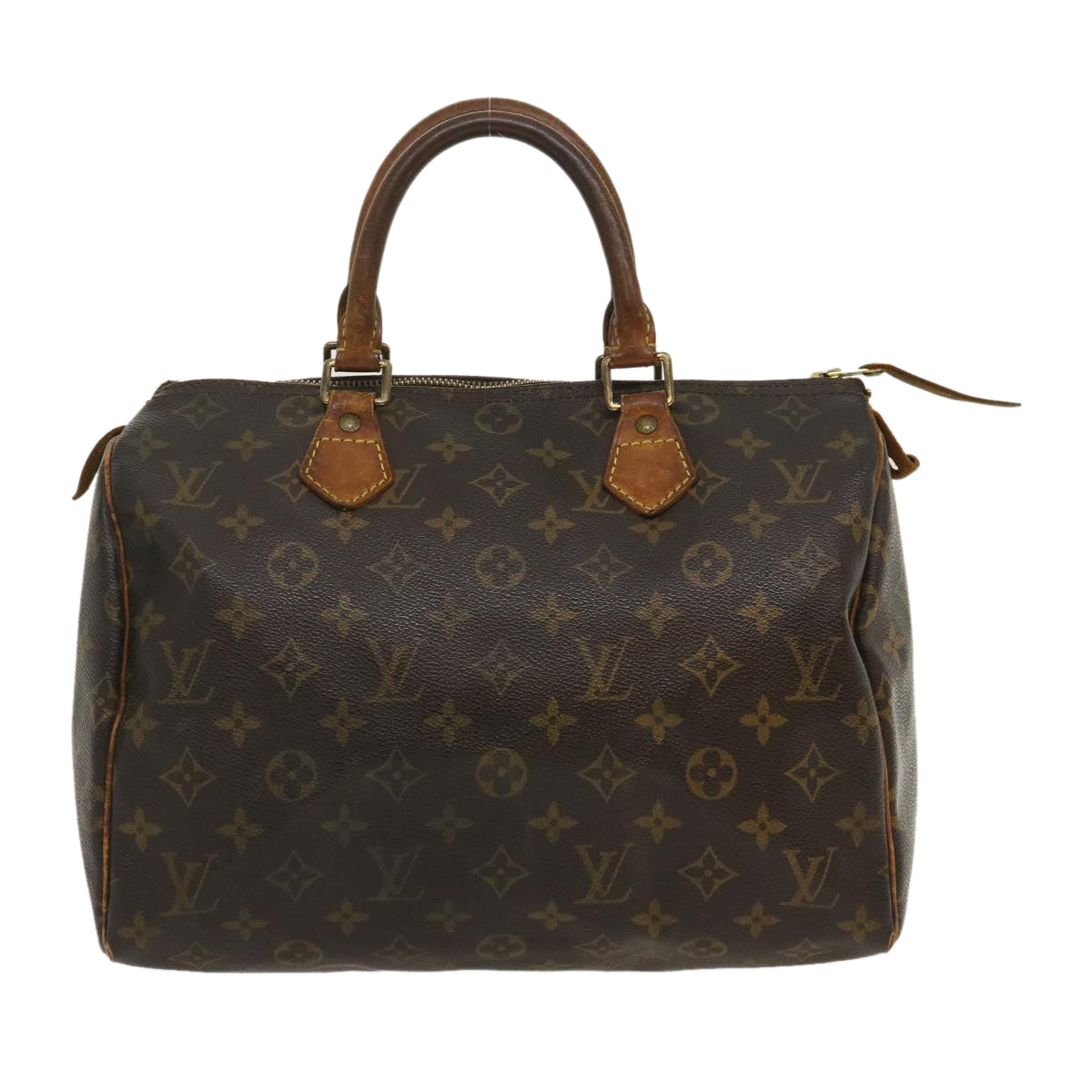 LOUIS VUITTON Monogram Speedy 30 Hand Bag M41526 LV Auth yt805