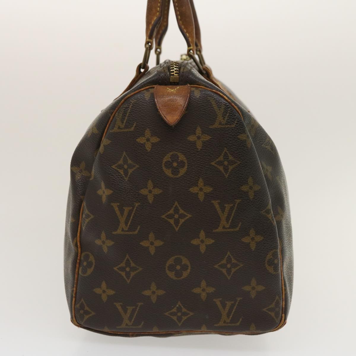 LOUIS VUITTON Monogram Speedy 30 Hand Bag M41526 LV Auth yt805