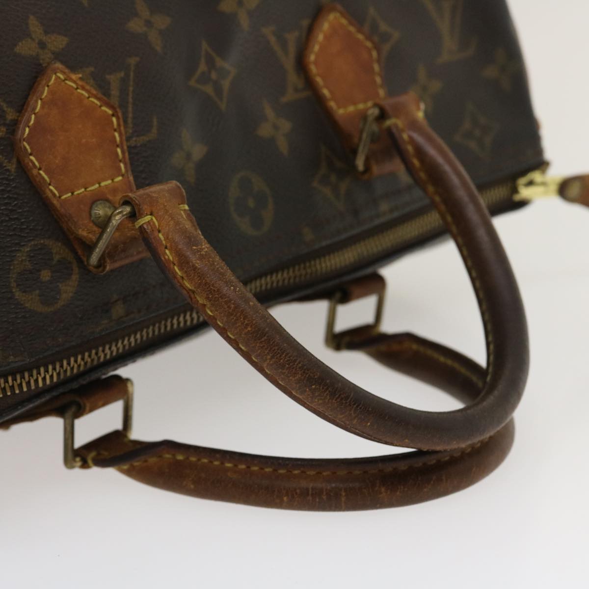 LOUIS VUITTON Monogram Speedy 30 Hand Bag M41526 LV Auth yt805