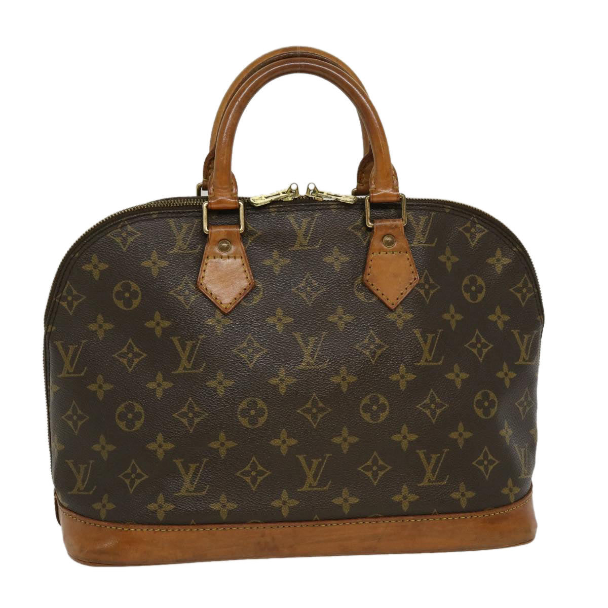 LOUIS VUITTON Monogram Alma Hand Bag M51130 LV Auth yt825