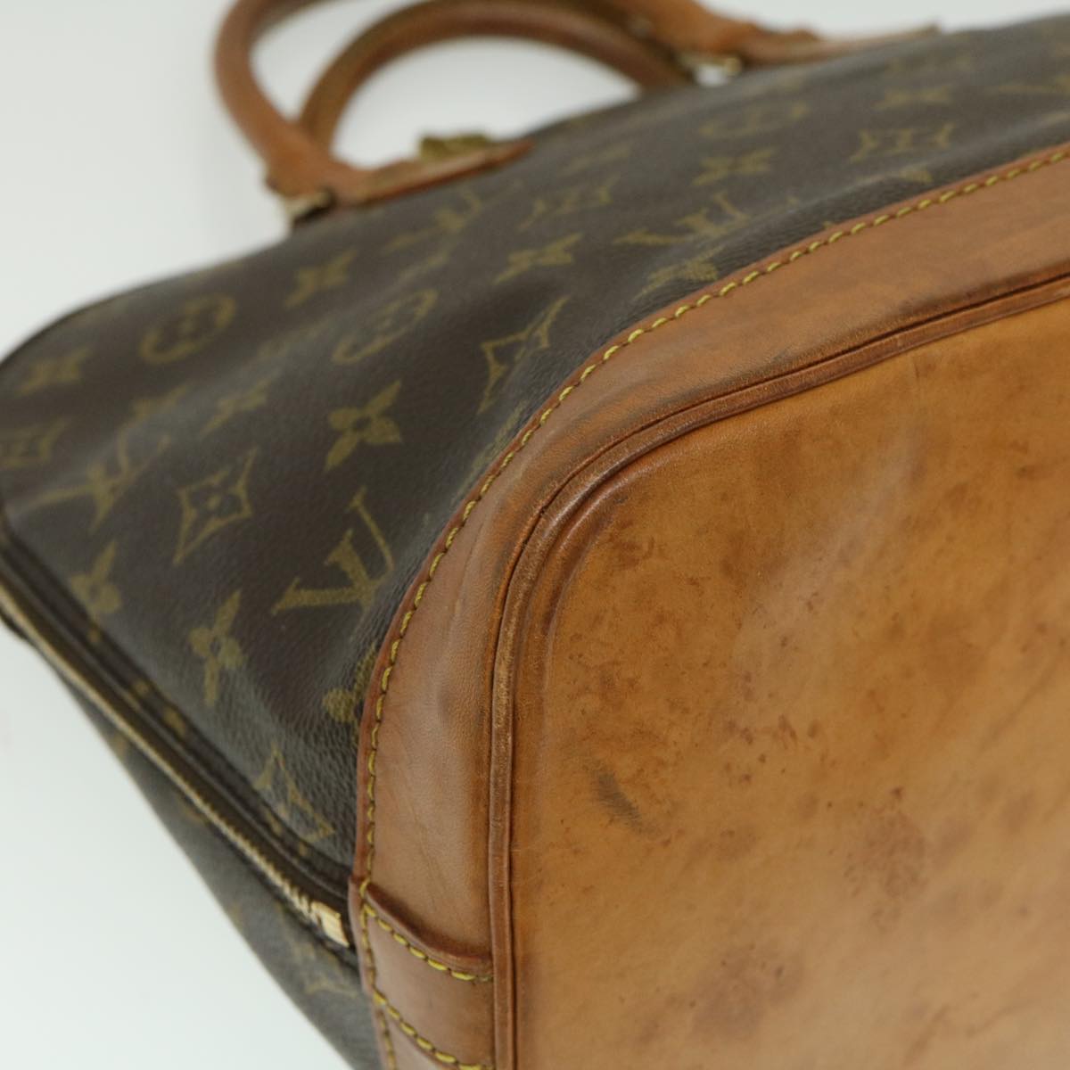 LOUIS VUITTON Monogram Alma Hand Bag M51130 LV Auth yt825