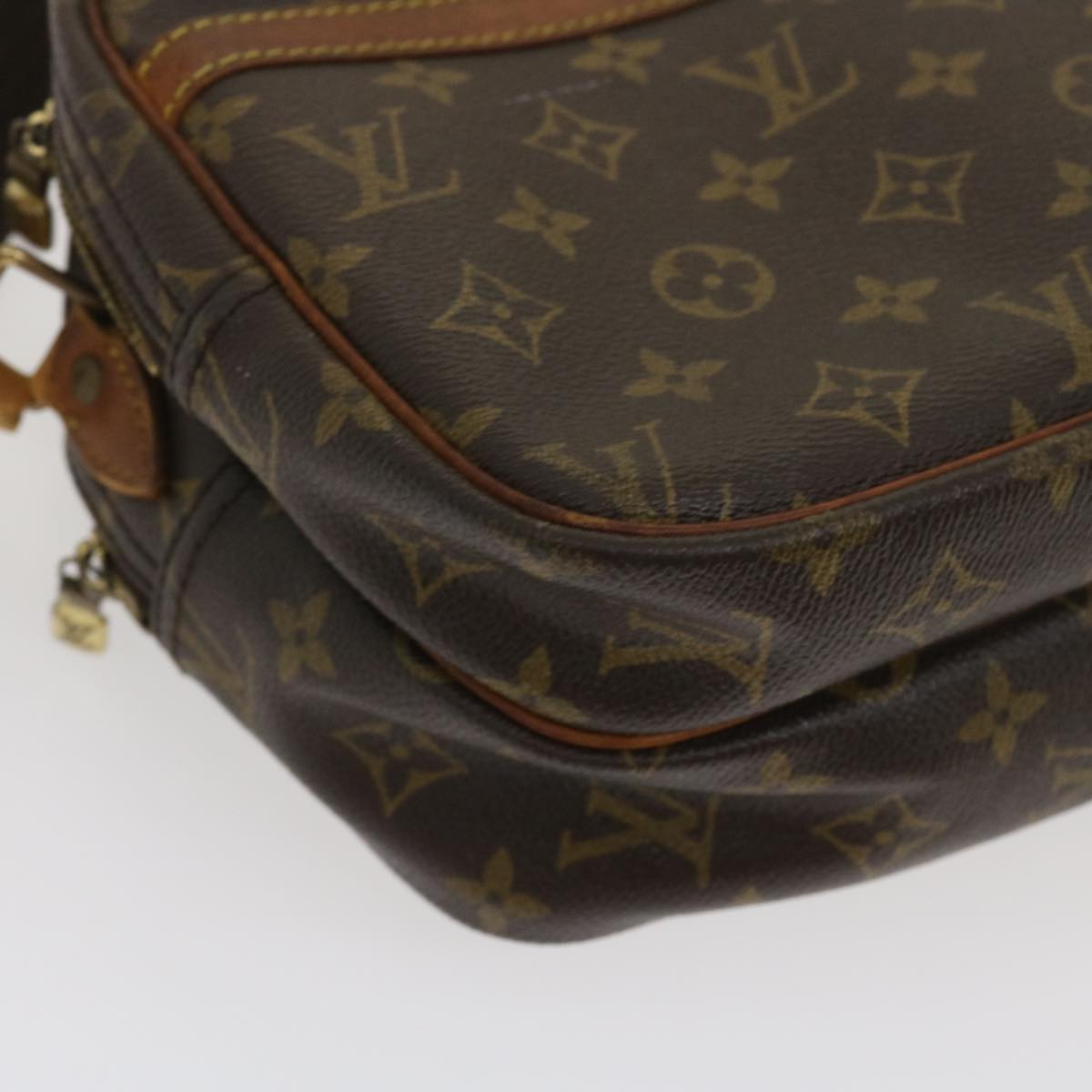 LOUIS VUITTON Monogram Reporter PM Shoulder Bag M45254 LV Auth yt838