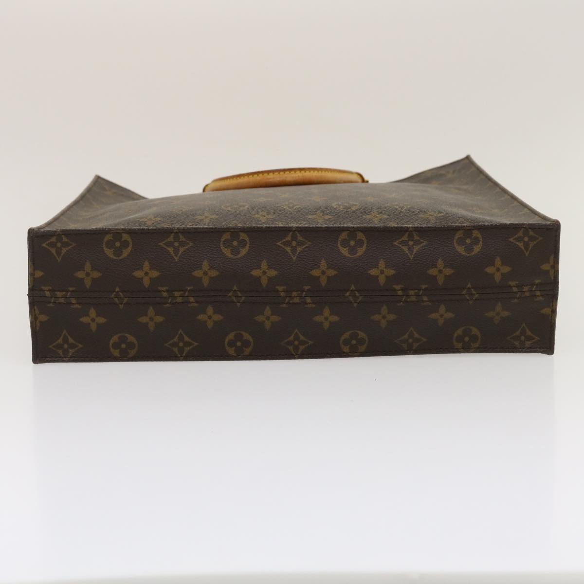 LOUIS VUITTON Monogram Sac Plat Hand Bag M51140 LV Auth yt848