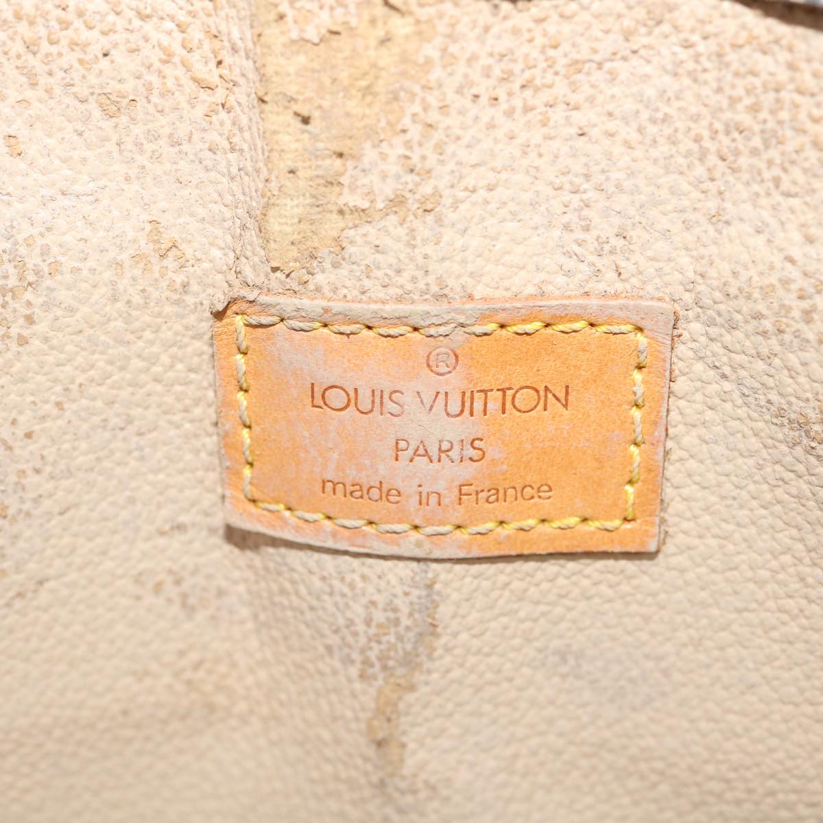 LOUIS VUITTON Monogram Sac Plat Hand Bag M51140 LV Auth yt848