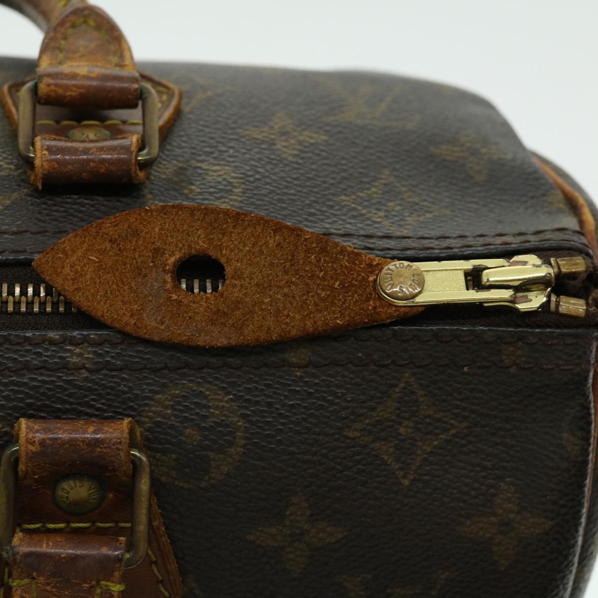 LOUIS VUITTON Monogram Speedy 30 Hand Bag M41526 LV Auth yt878