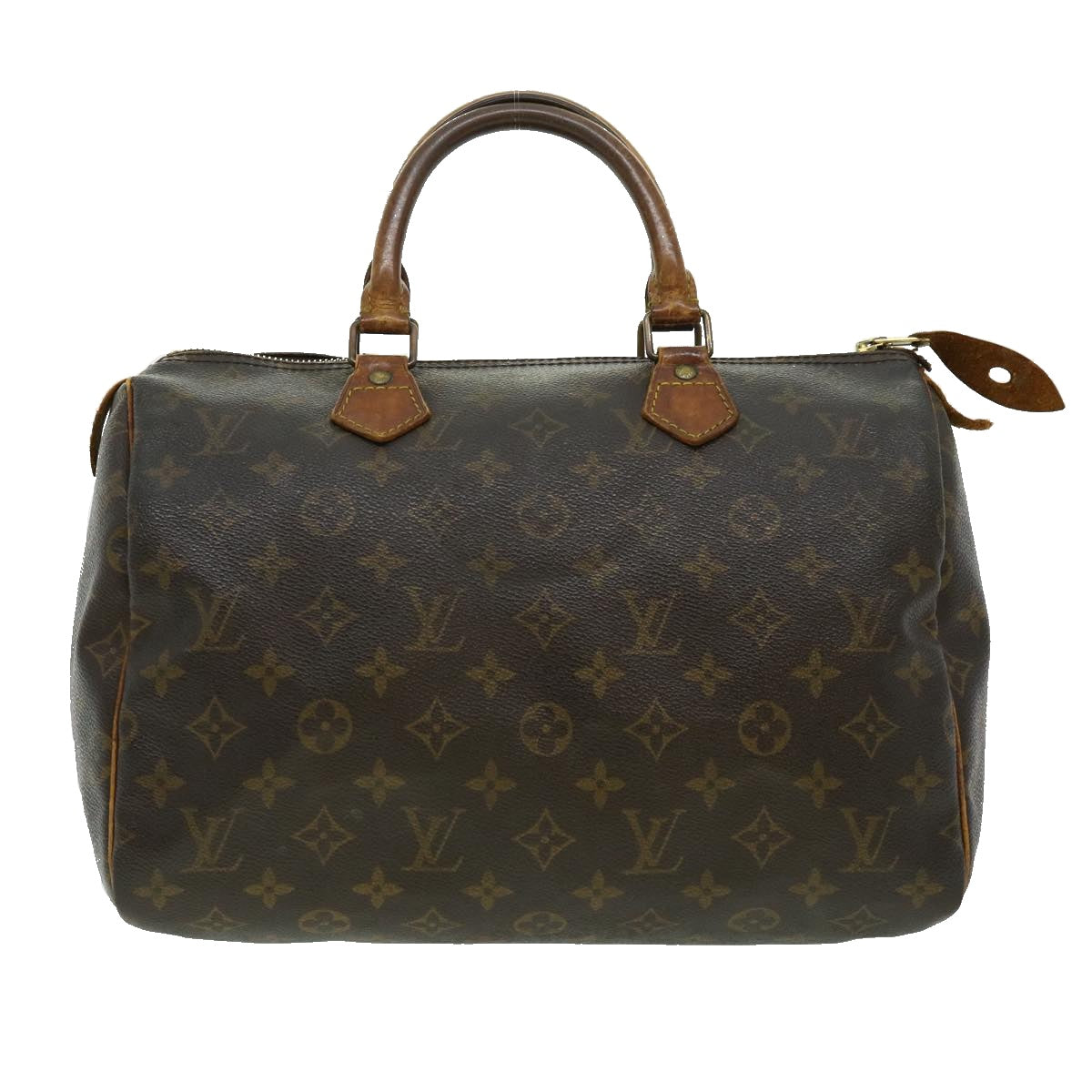 LOUIS VUITTON Monogram Speedy 30 Hand Bag M41526 LV Auth yt878