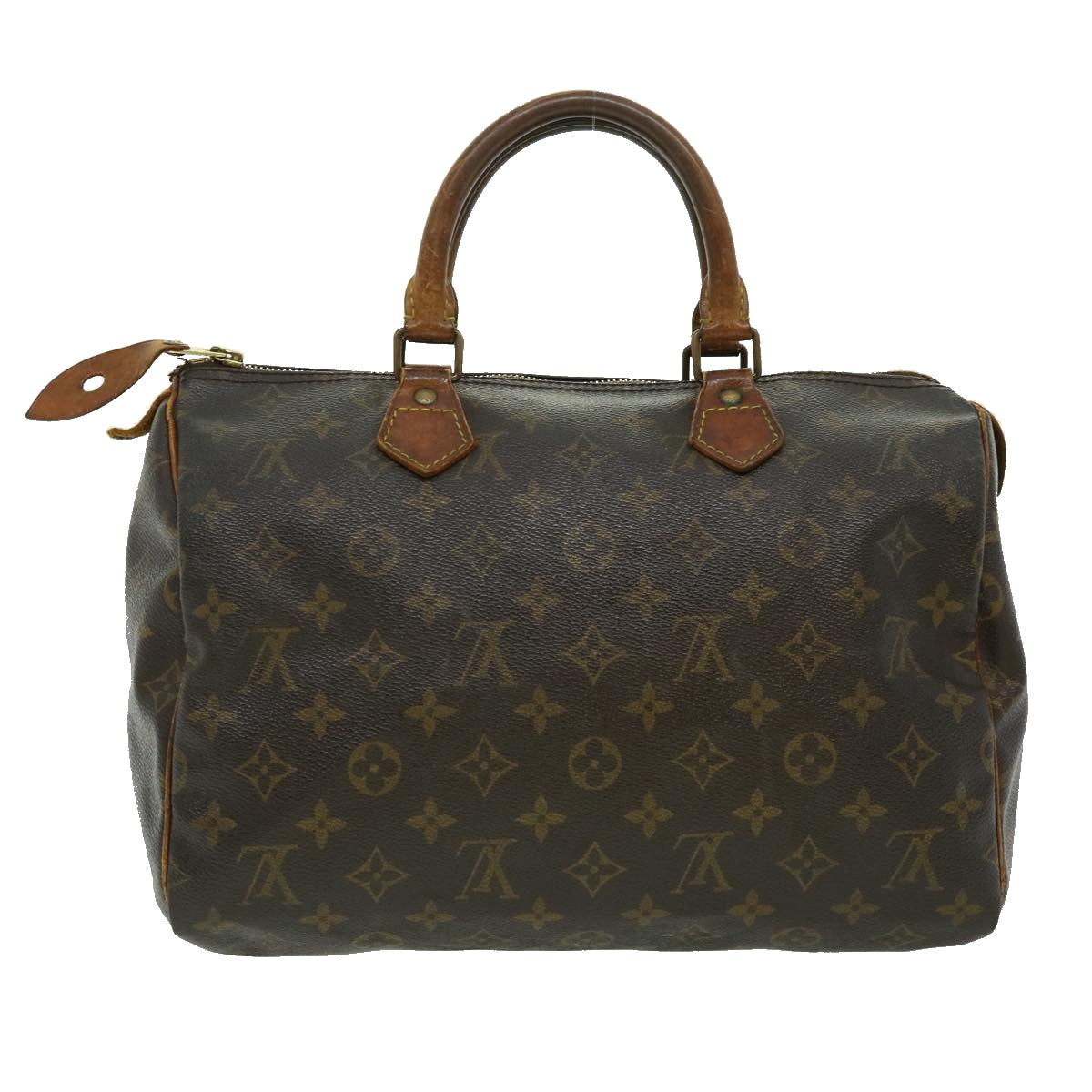 LOUIS VUITTON Monogram Speedy 30 Hand Bag M41526 LV Auth yt878