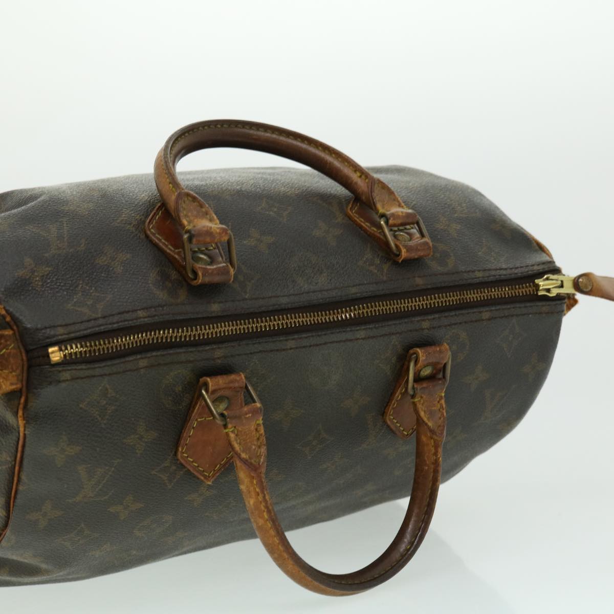 LOUIS VUITTON Monogram Speedy 30 Hand Bag M41526 LV Auth yt878