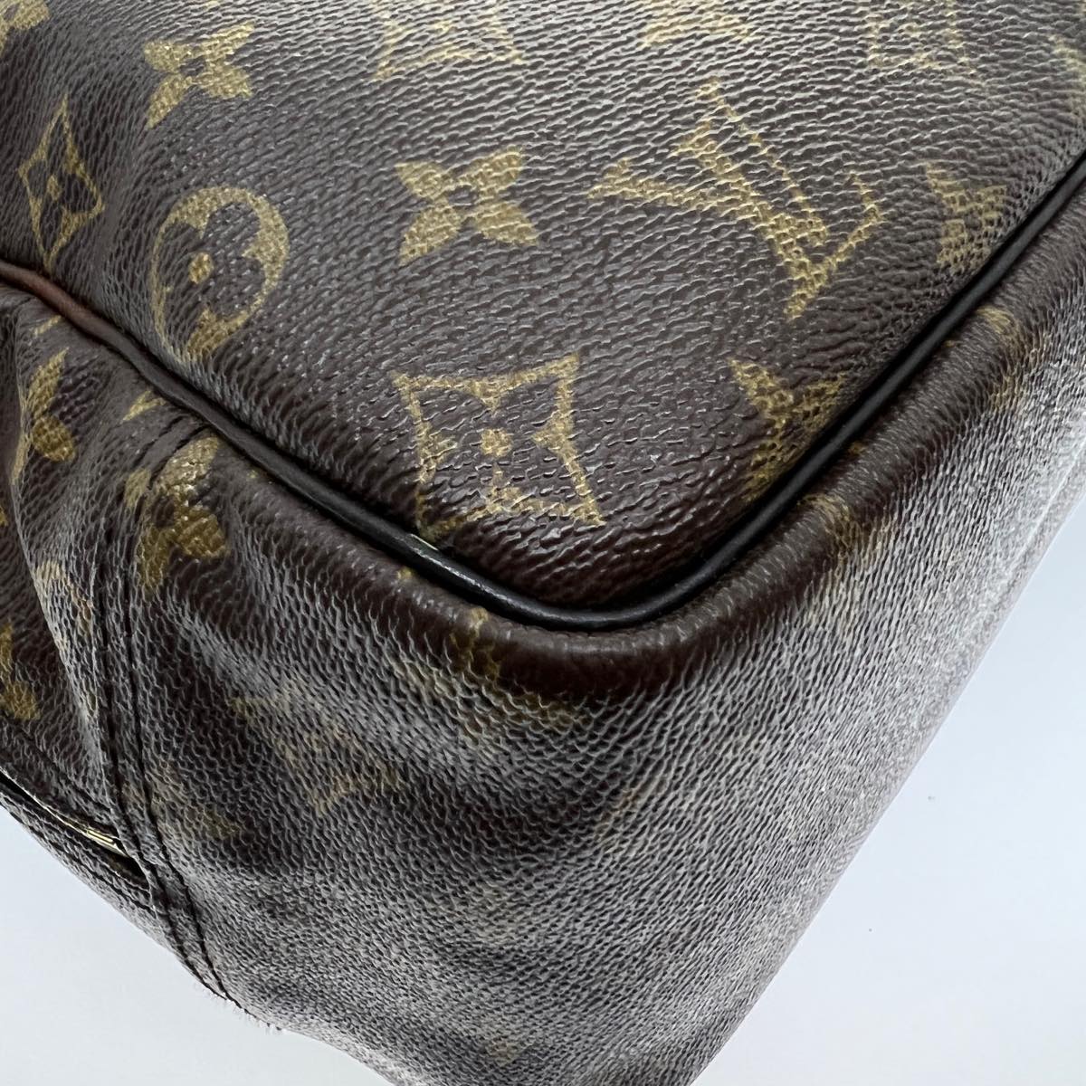 LOUIS VUITTON Monogram Deauville Hand Bag M47270 LV Auth yt888