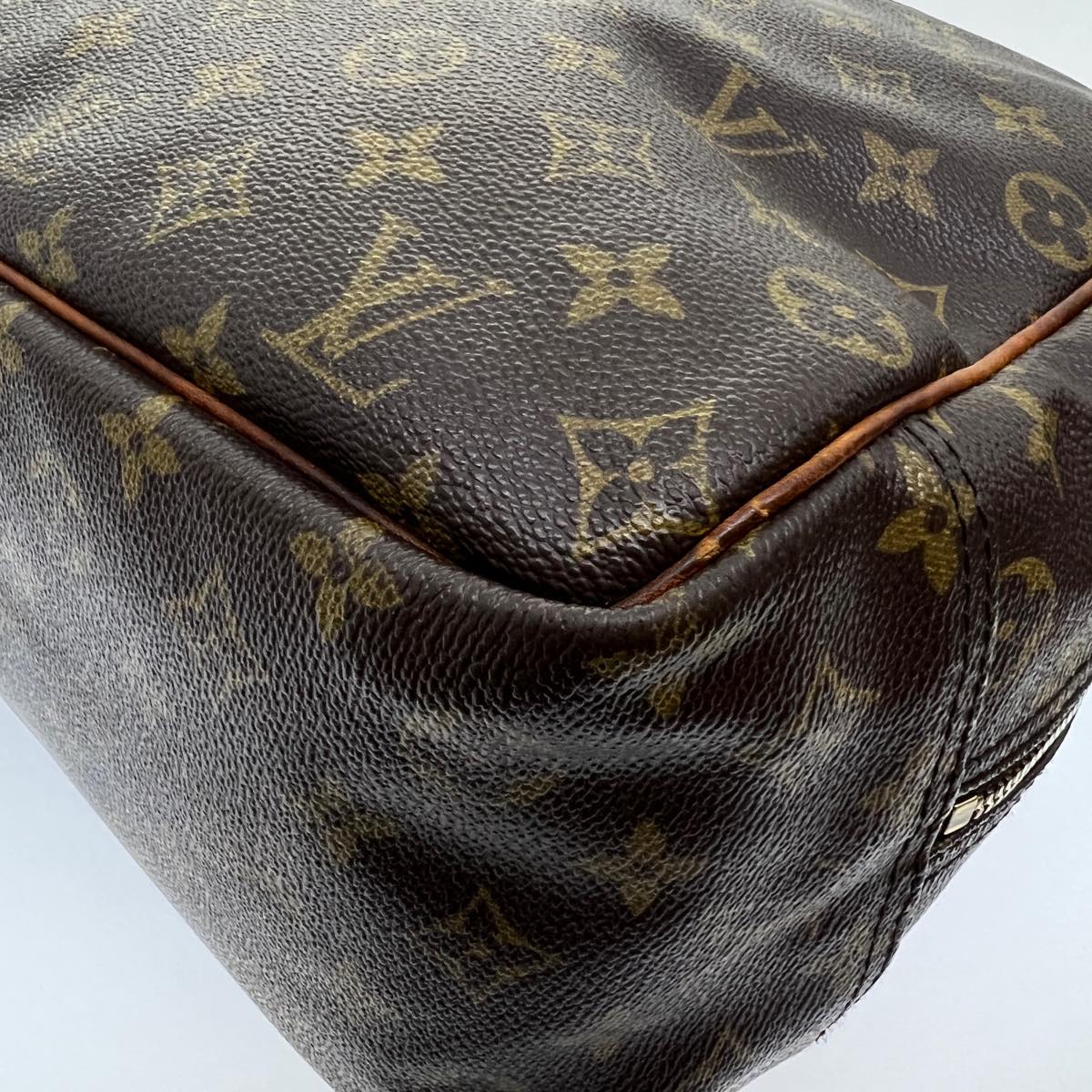 LOUIS VUITTON Monogram Deauville Hand Bag M47270 LV Auth yt888