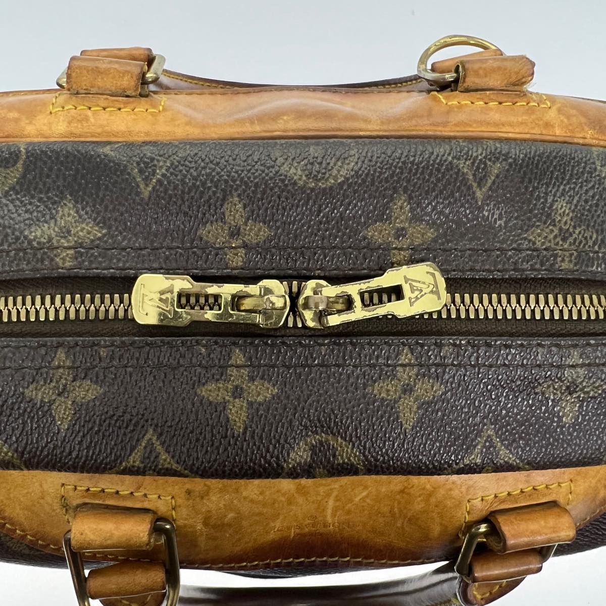 LOUIS VUITTON Monogram Deauville Hand Bag M47270 LV Auth yt888