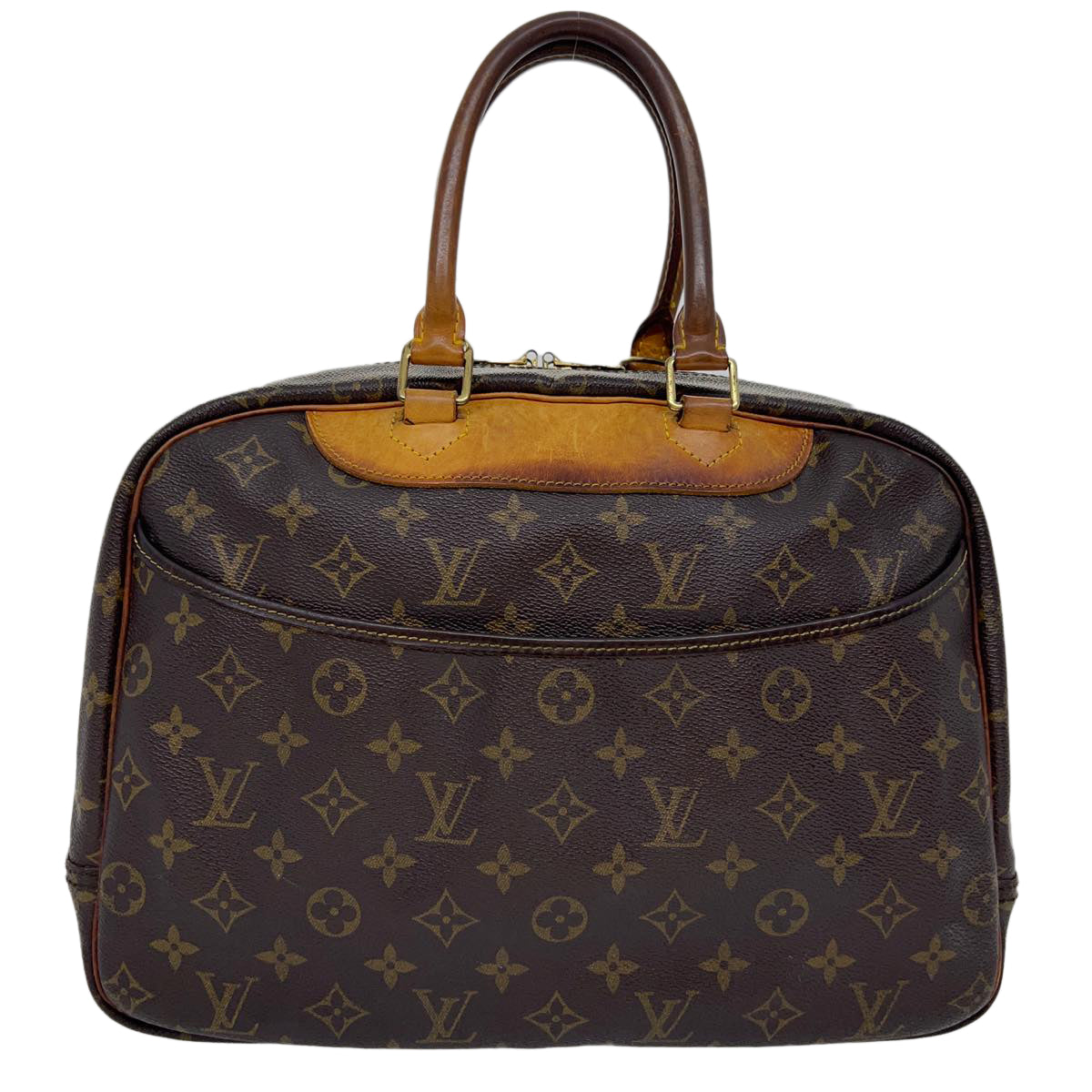 LOUIS VUITTON Monogram Deauville Hand Bag M47270 LV Auth yt888