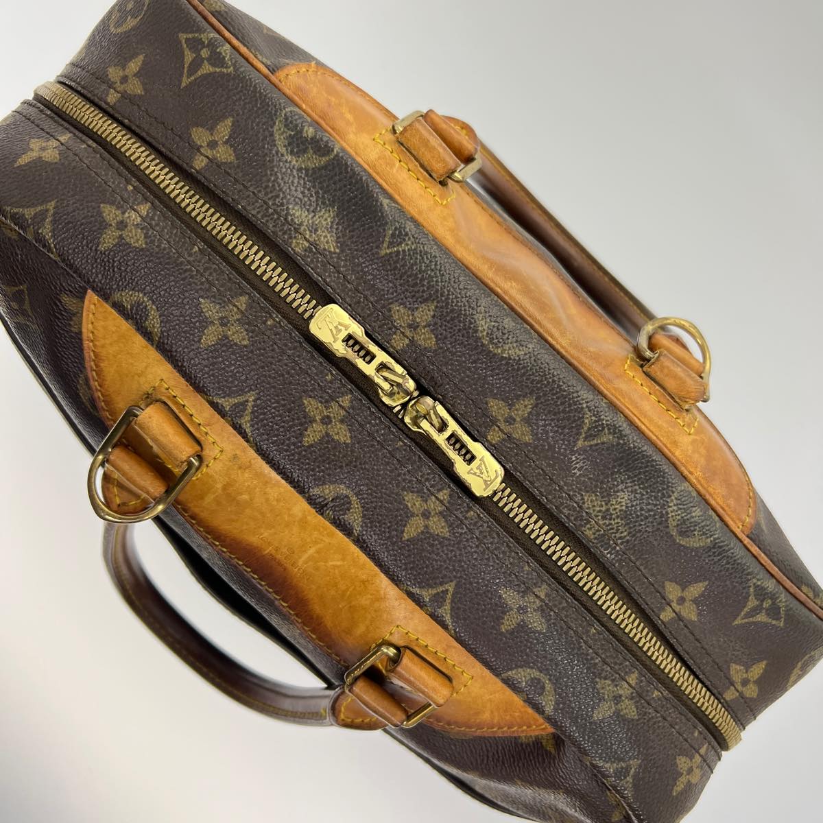 LOUIS VUITTON Monogram Deauville Hand Bag M47270 LV Auth yt888