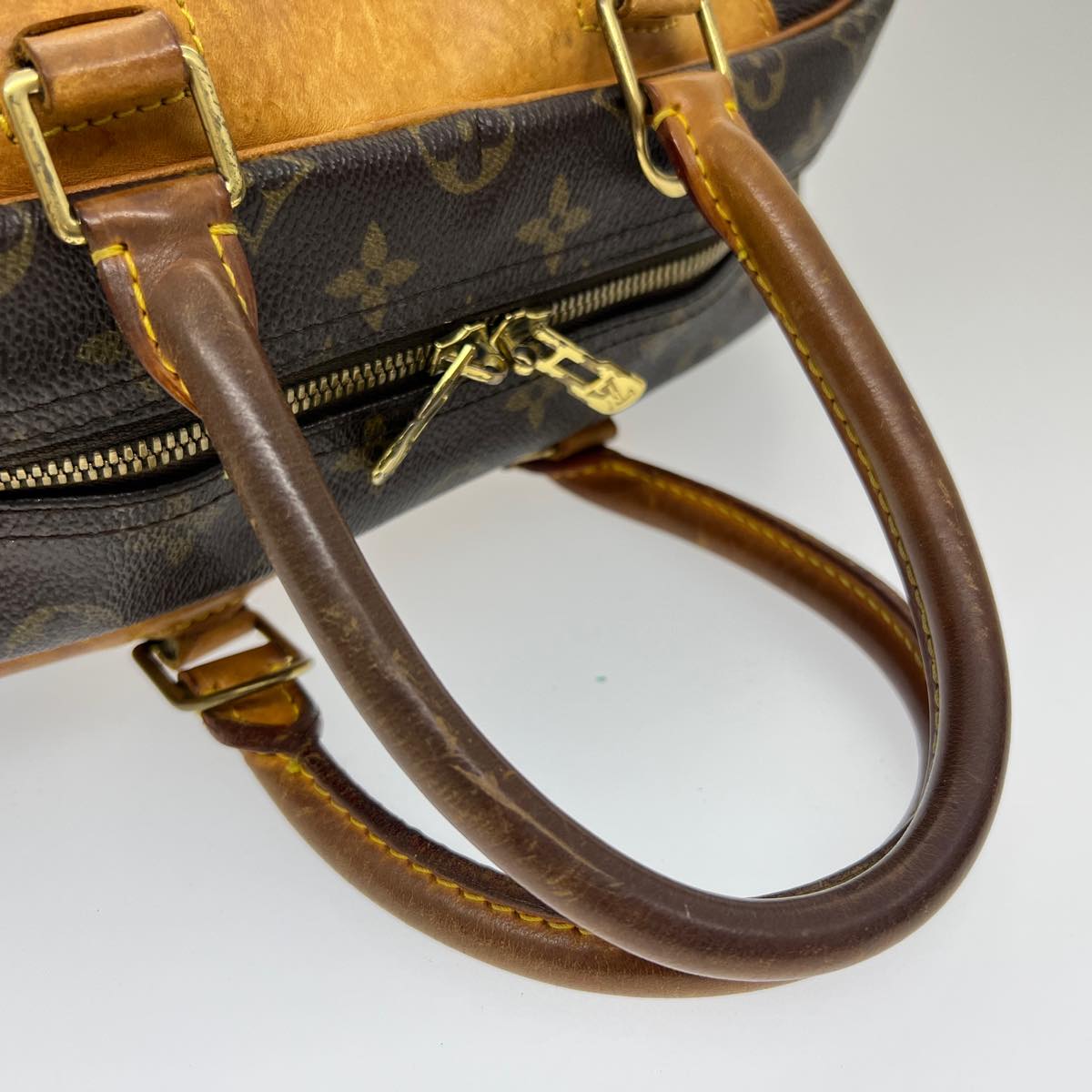 LOUIS VUITTON Monogram Deauville Hand Bag M47270 LV Auth yt888