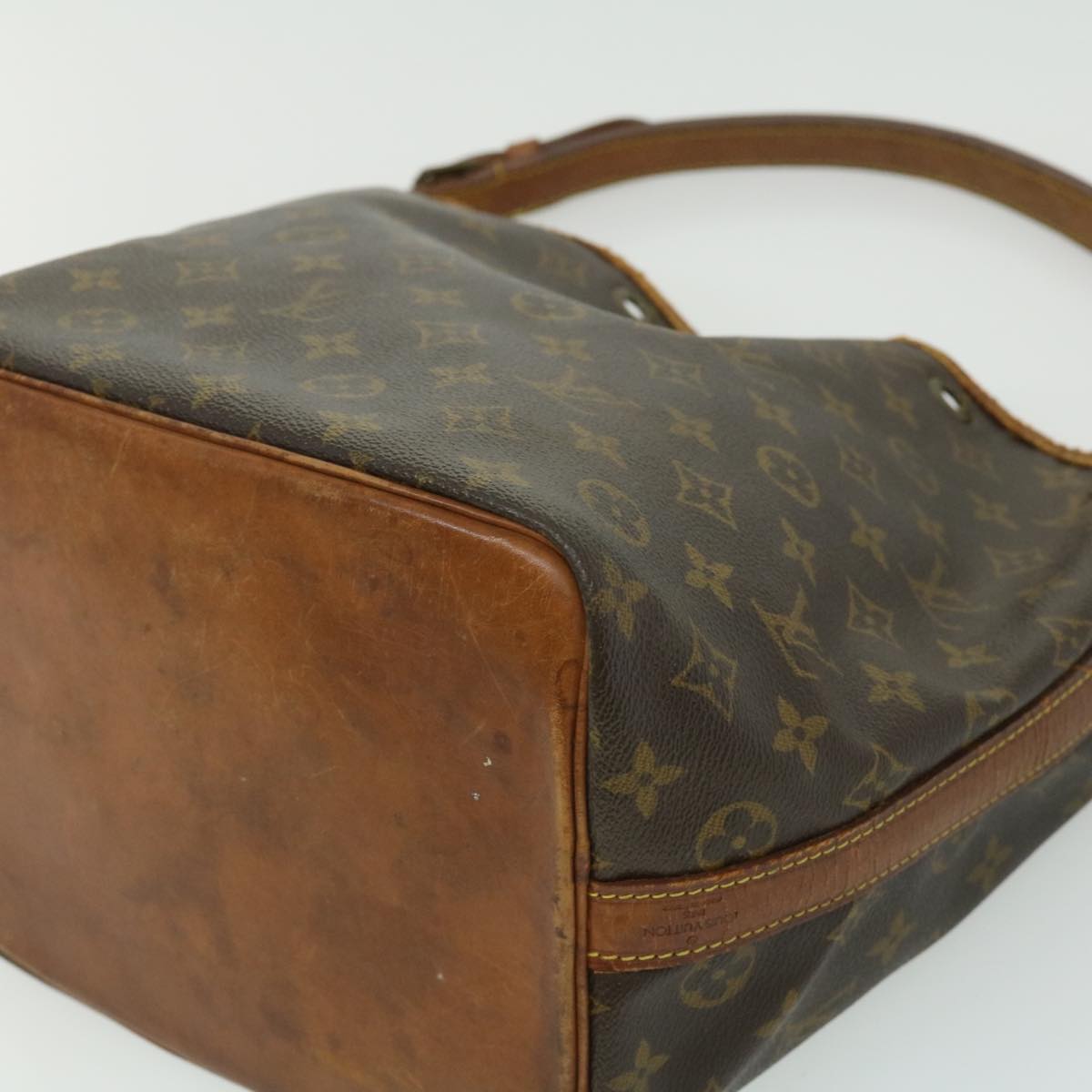 LOUIS VUITTON Monogram Petit Noe Shoulder Bag M42226 LV Auth yt898