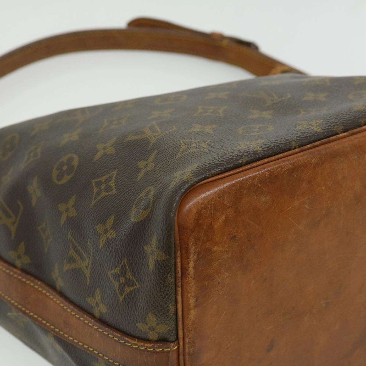 LOUIS VUITTON Monogram Petit Noe Shoulder Bag M42226 LV Auth yt898