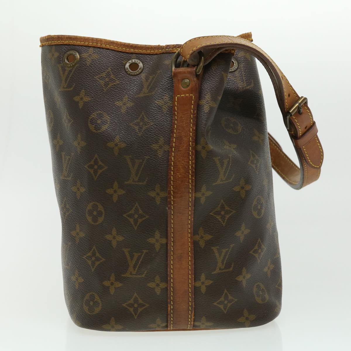 LOUIS VUITTON Monogram Petit Noe Shoulder Bag M42226 LV Auth yt898