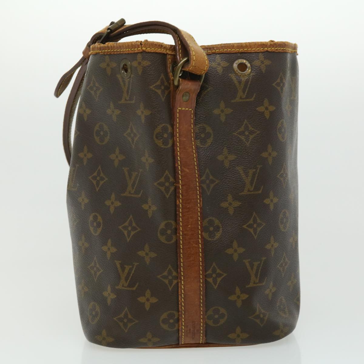 LOUIS VUITTON Monogram Petit Noe Shoulder Bag M42226 LV Auth yt898